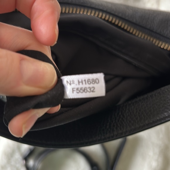 Coach black leather HOBO bag with prairie rivets details - Picture 7 of 10